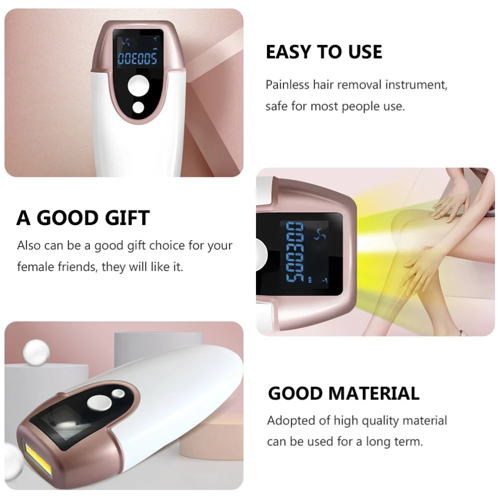 

1 Set of Durable Epilator Display IPL Hair Removal Machine Painless Remover