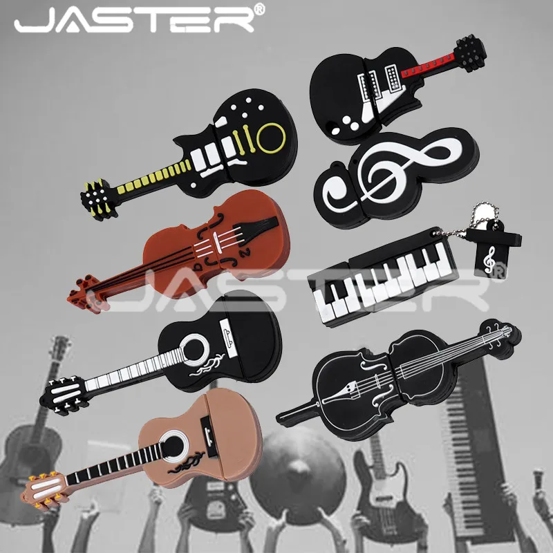 JASTER настоящий объем 8 стилей Instrumenty muzyczne Modelu pendrive 4 ГБ 16 32 64 USB флеш накопитель skrzypce/