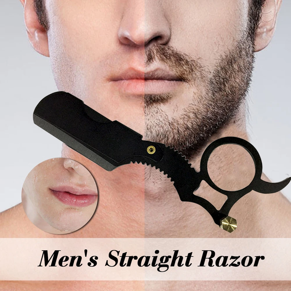 

Barber Razor Folding Shaving Without Blade Manual Men's Shaving Tool Hair Removal Hairdresser Haircut Straight Edge Steel