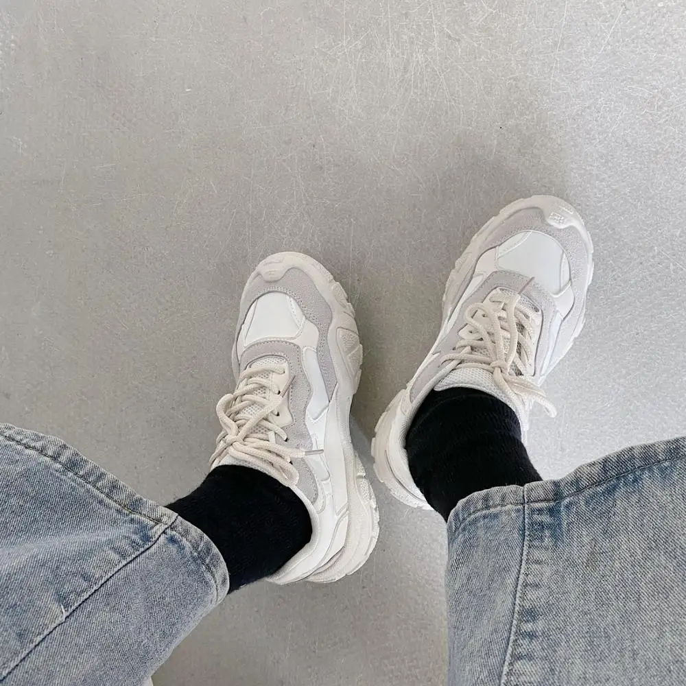 

Dad shoes women's tide 2020 spring and autumn new thick bottom increased fashion wild casual sports shoes X172