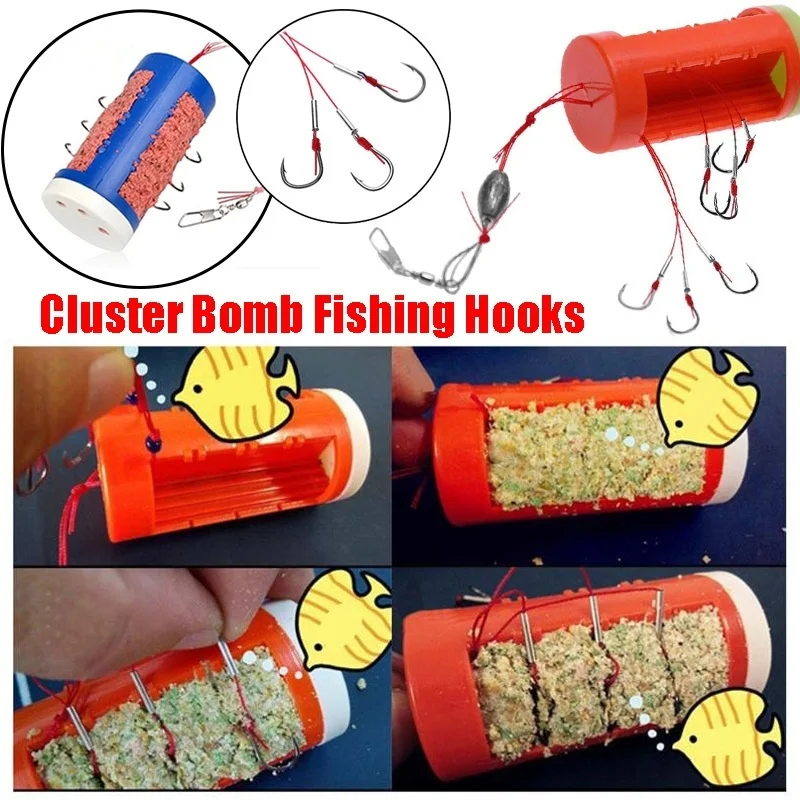 OENVAN кластер бомба взрыв крюк рыболовные крючки из углеродистой стали