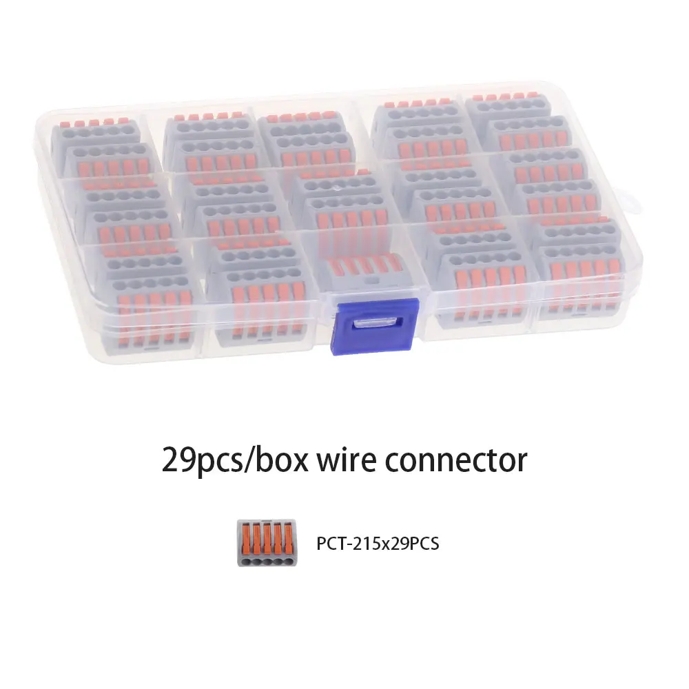 29 шт Быстрый провод соединитель Комплект PCT-215 компактный подключения проводника