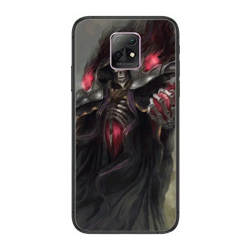 

Fashion albedo overlord Phone Case For XiaoMi Redmi 10X 9 8 7 6 5 A Pro S2 K20 T 5G Y1 Anime Black Cover Silicone Back Pretty