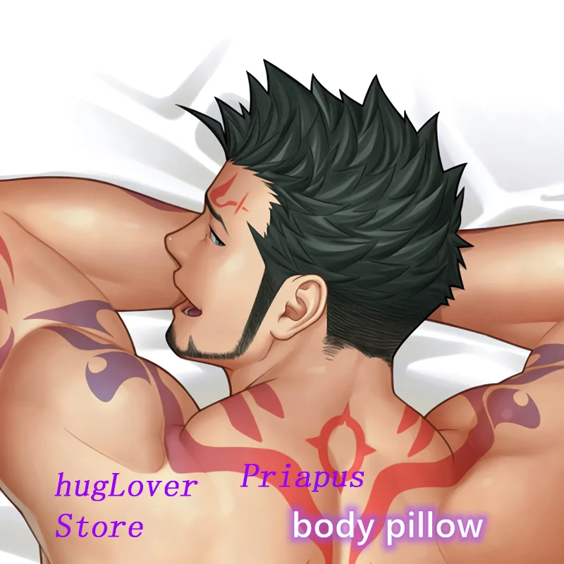 Подушка для тела Dakimakura с двусторонним принтом в стиле аниме Priapus | Дом и сад