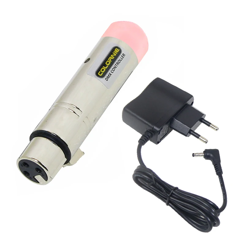 1pcs MINI Receiver Ручной мини беспроводной контроллер dmx для дома KTV DJ сценический светильник может использовать 9 В батарея Move сценический светильник ing консоль - Цвет: 1pcs MINI Receiver