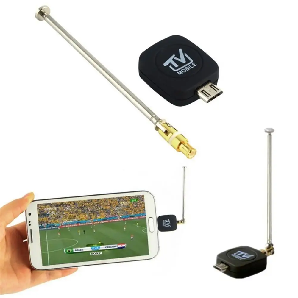 HDTV мини DVB T спутниковый ТВ приемник тюнер черная антенна для Android планшета