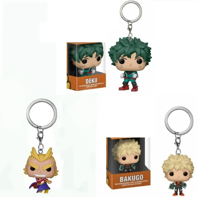 С коробкой мой герой Академия BAKUGO ПВХ DEKU все может брелок экшн фигурка модели