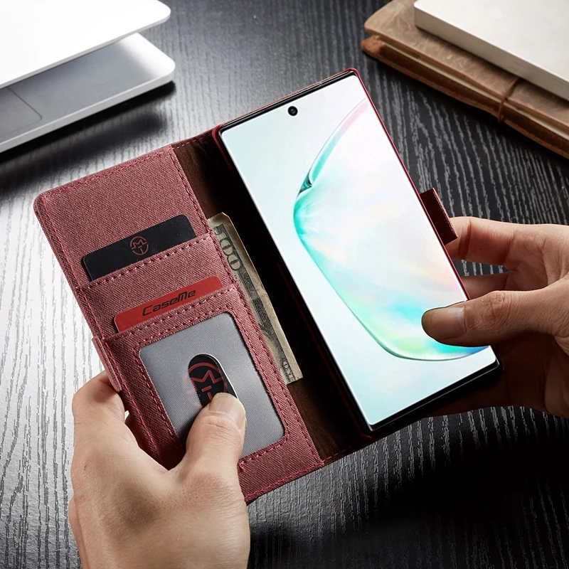 Чехол-книжка Me, Джинсовый чехол для samsung Galaxy S8, S9, S10 Plus, Note 10, 9, 8, чехол-кошелек с подставкой для samsung Galaxy Note10 Plus, S10E чехол