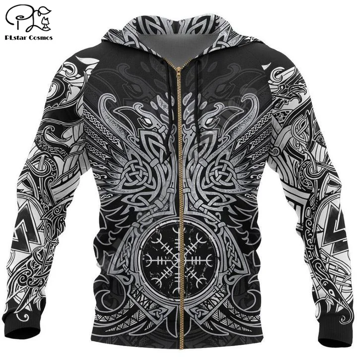 

PLstar Cosmos Vikings Warrior Tattoo NewFashion Pullover Casual long sleeve 3DPrint Zip/Hoodies/Sweatshirts/Jacket/Men/Women C-4