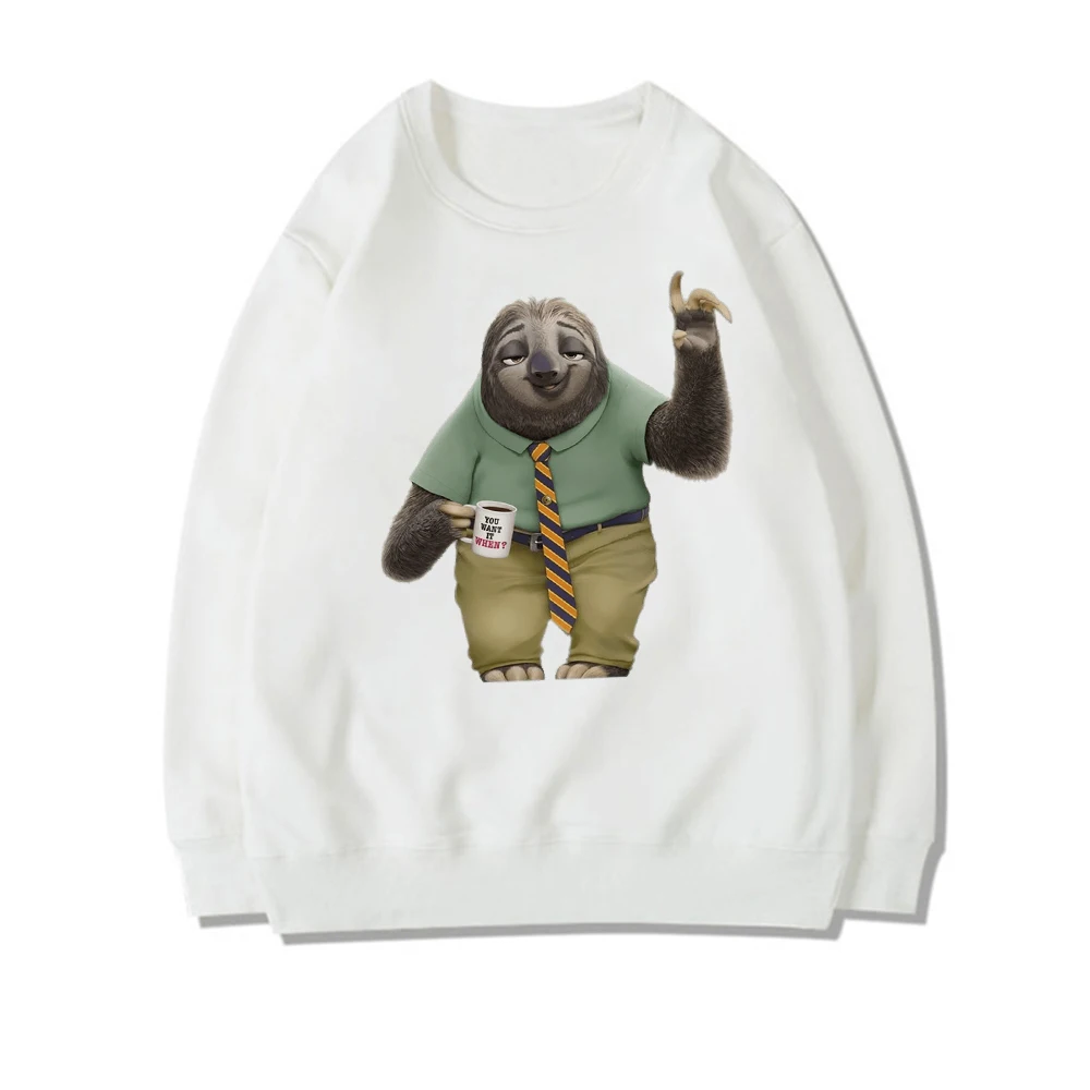 

Disney the film Zootopia Funny Sloth Printed Women Casual Hoodies Autumn Fluffy Sweatshirt Fashion Perfect gift idea Pullover