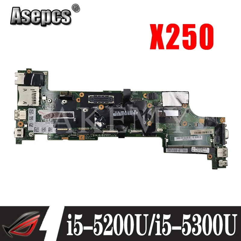 

Для For Lenovo ThinkPad x250 ноутбук материнская плата FRU 00HT386 00HT385 00HT379 процессор i5-5200U/i5-5300U 100% тест