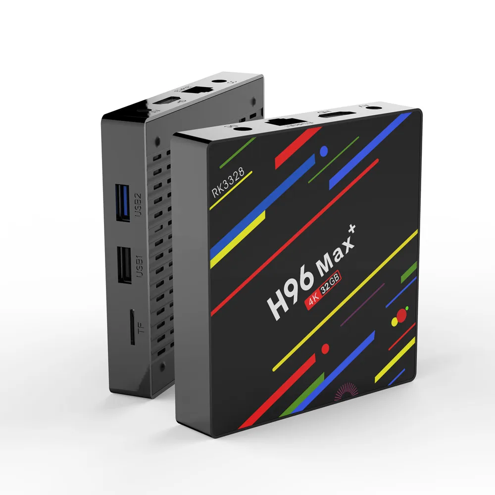 H96 MAX Plus ТВ приставка Android 9 0 смарт RK3328 4 ГБ 32 64 Гб 5G Wifi к H.265 медиаплеер Pro H2 PK X96