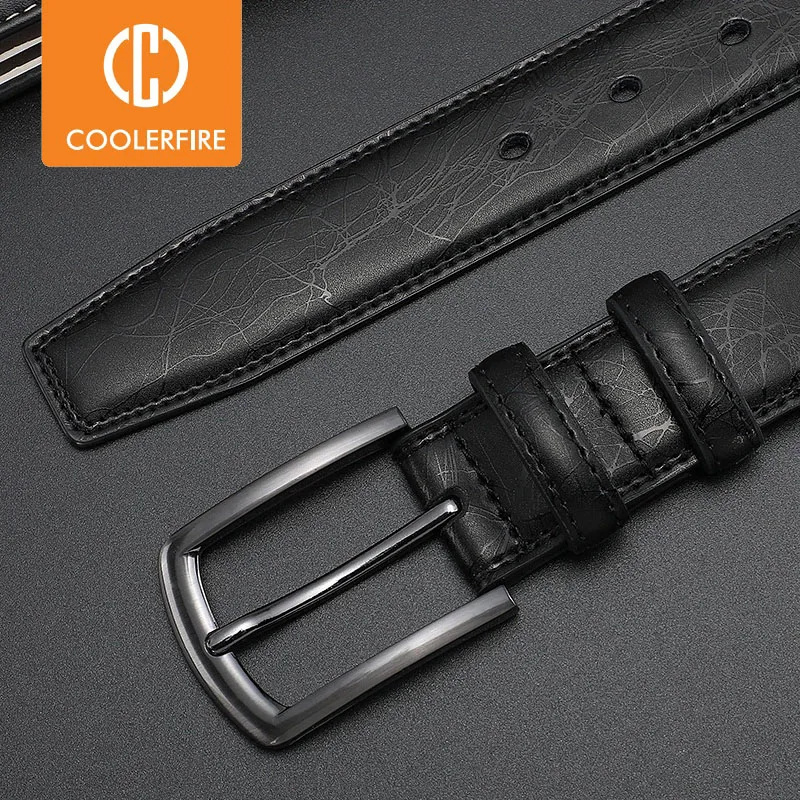 Fashion Designers Men Belts Genuine Leather Dress Casual Pin Buckle Business Belt for Man 2019 New Male Belt Luxury Strap HQ091