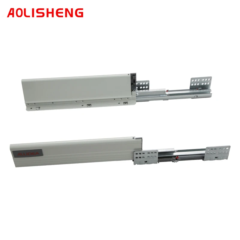 AOLISHENG 35 кг тяжелая нагрузка полный удлинитель двойная стена самозакрывающийся