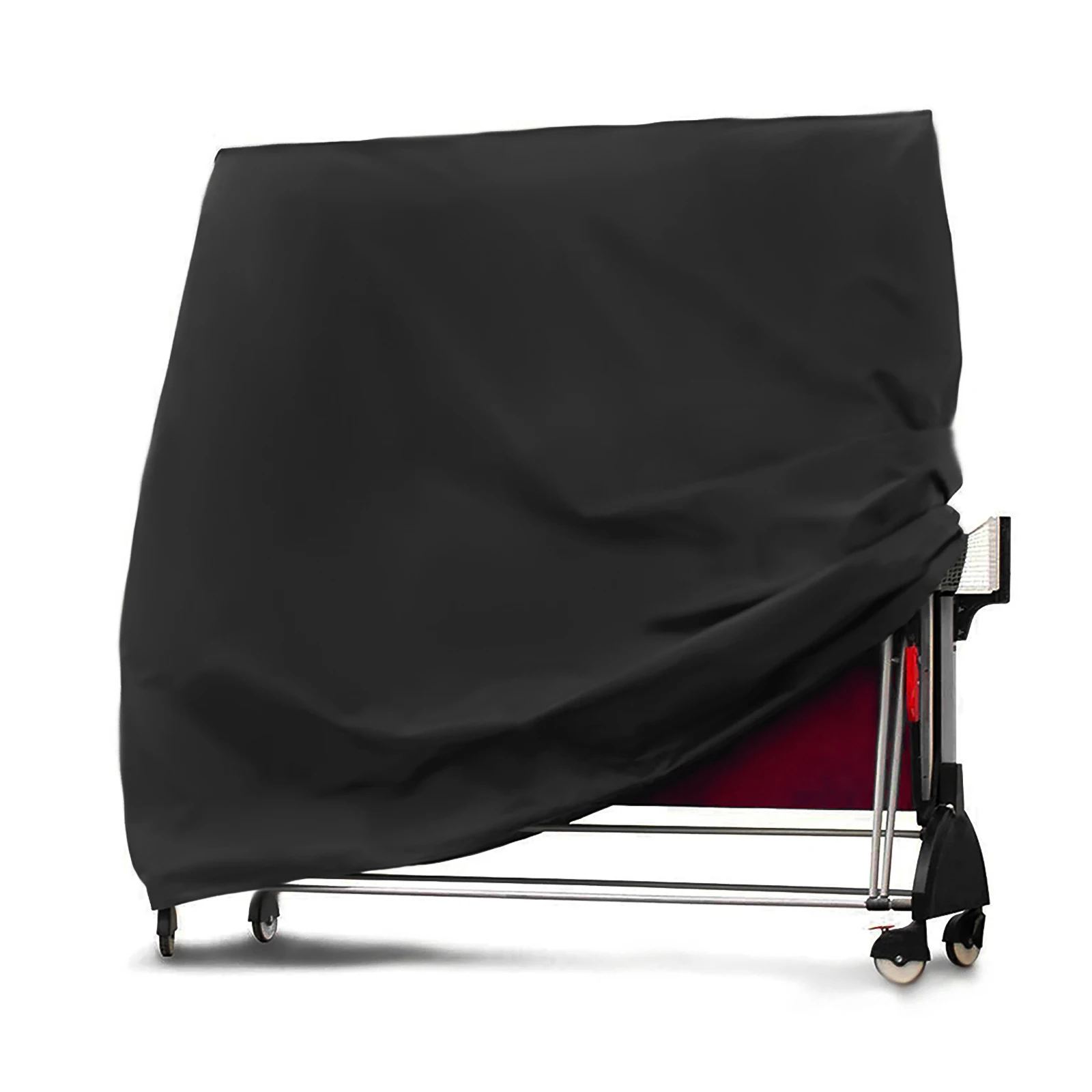 

165x70x185cm Outdoors Folding Ping Pong Table Cover Black Waterproof Anti-Dust Adjustable Ping Pong Table Protector