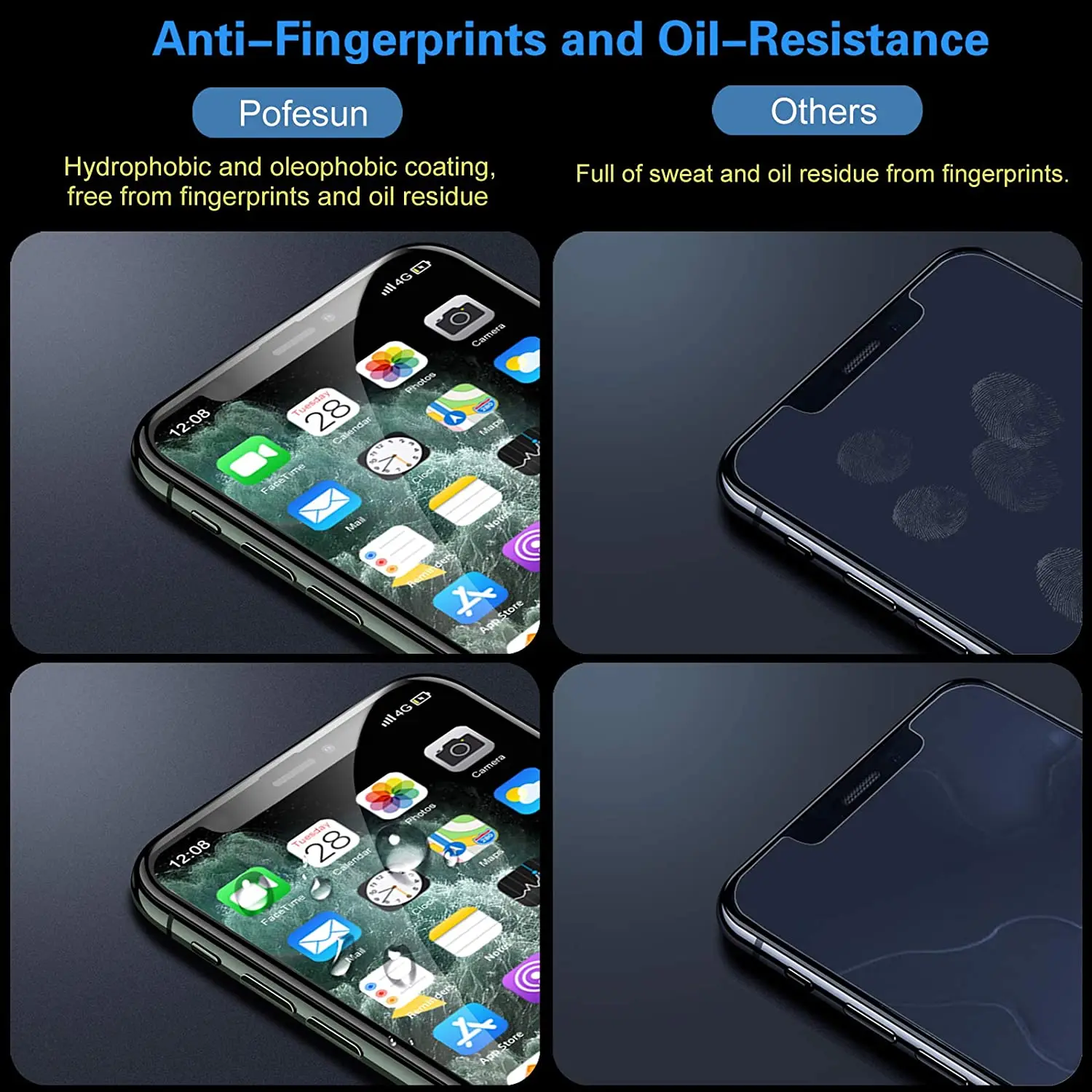 

3PCS is suitable for Apple Iphone XR/11 high quality 10D tempered glass screen protector HD film mobile phone accessories