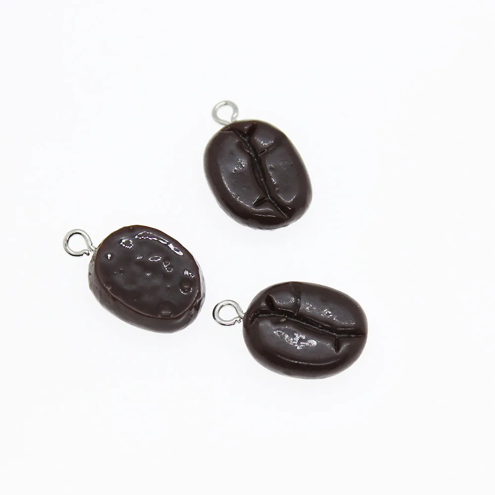 Yamily 15 шт./19*12 мм Искусственные серьги из смолы с плоским основанием в виде