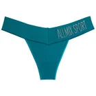 Женские сексуальные бесшовные спортивные T-образные трусики с глубоким V-образным вырезом и широкой талией