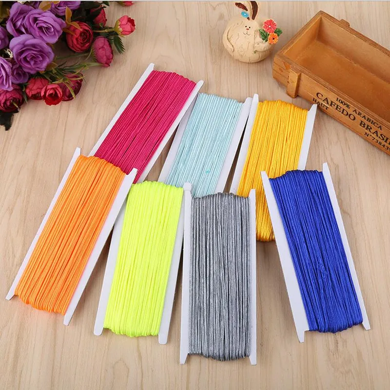 

34 yards (31 meters) 3MM Chinese Knot Soutach Colors Nylon Cord Thread String for DIY Beading Jewelry Handmade Braided Material