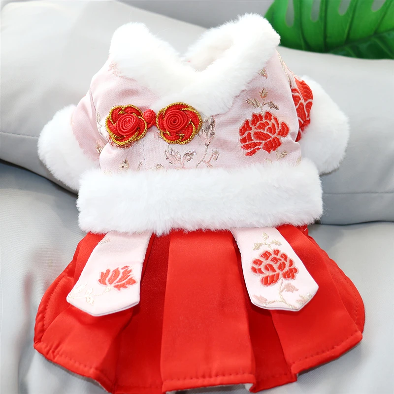 

Dog Dress Winter Dog Clothes Cat Clothing Chihuahua Yorkie Costumes Yorkshire Poodle Pomeranian Puppy Outfit