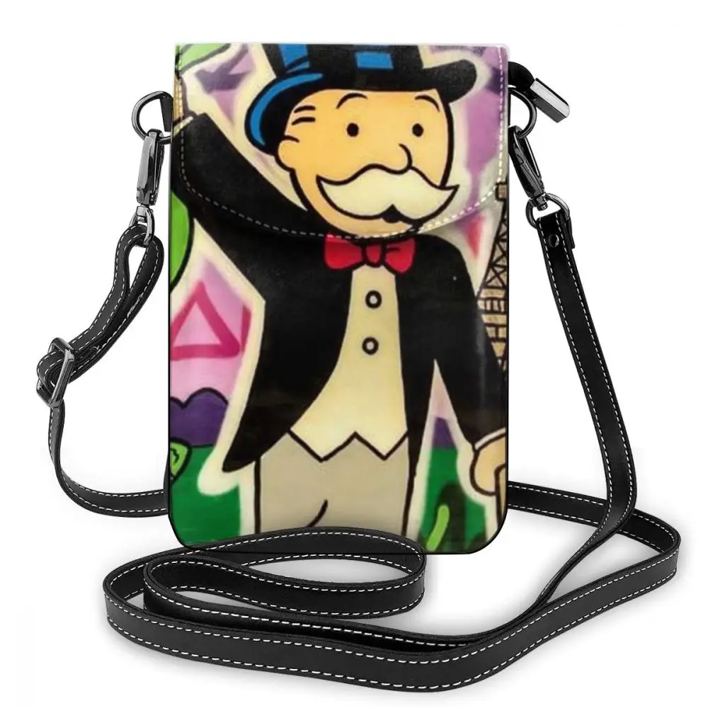 

Monopoly Alec Shoulder Bag Monopoly Alec Leather Bag Multi Pocket Print Women Bags Small Crossbody Purse