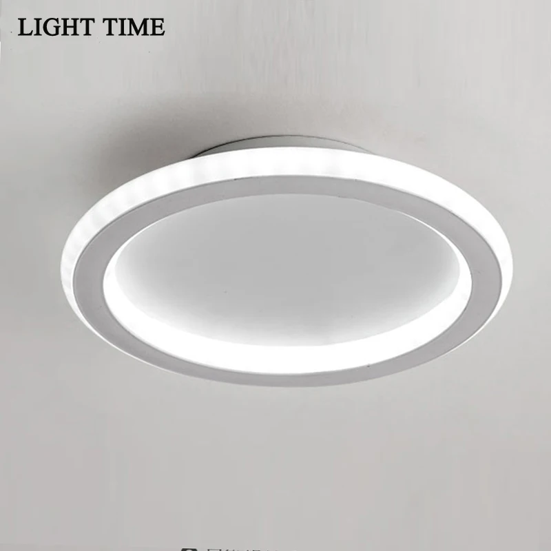 $18.80 Simple Black White Modern Led Ceiling Light Minimalist Lighting For Bedroom Corridor Aisle Balcony Decor Home Ceiling Lamp