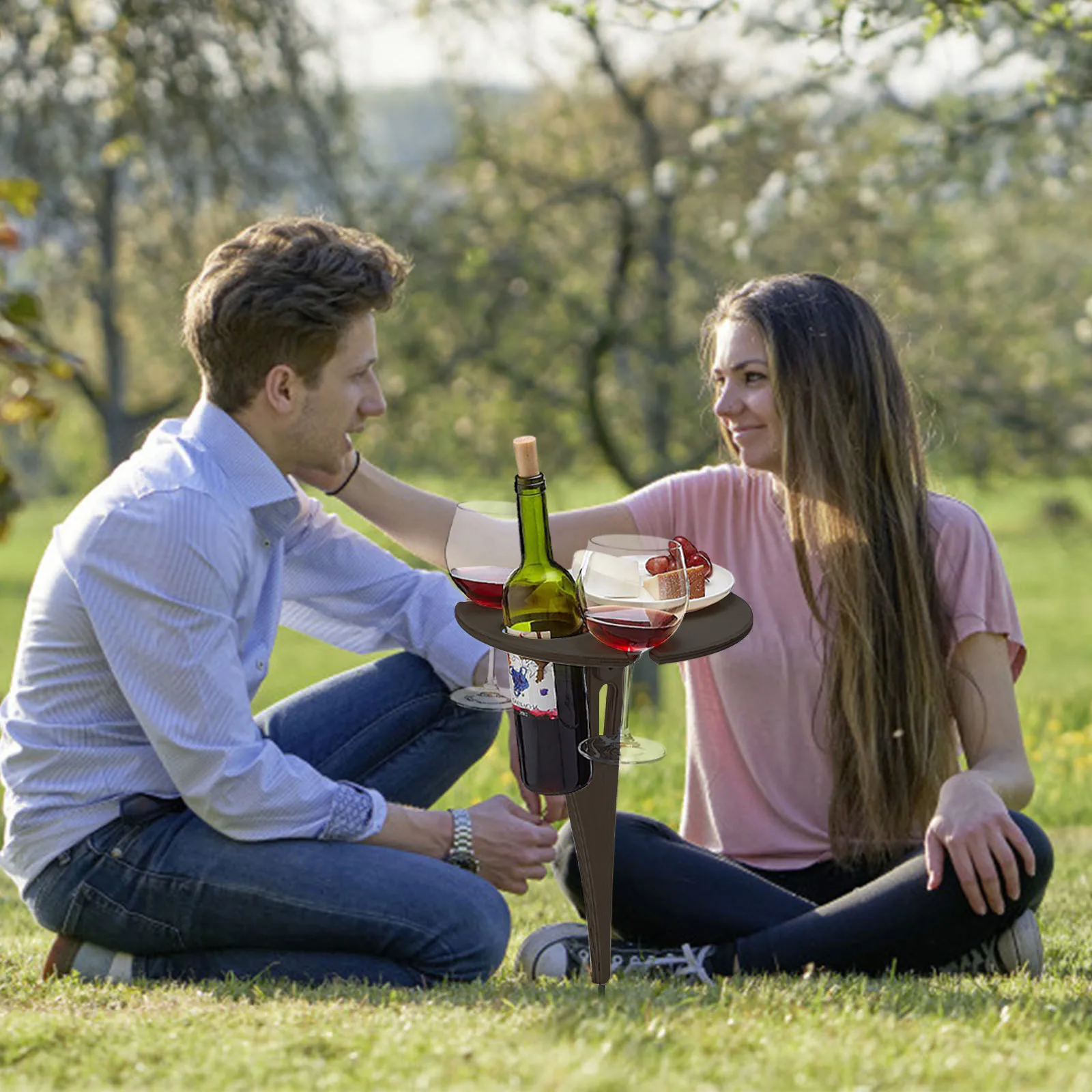 2021 садовая декорация уличная Винная стойка для газона портативная пикника