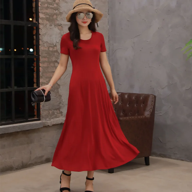 Женское Повседневное платье большого размера синее длинное Элегантные