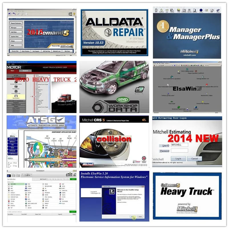 

2021 Hot sale Mi..ell 2015 and Alldata V10.53 Auto Repair diagnostic Software All data+OD5 24 in 1TB hdd usb3.0 free shipping