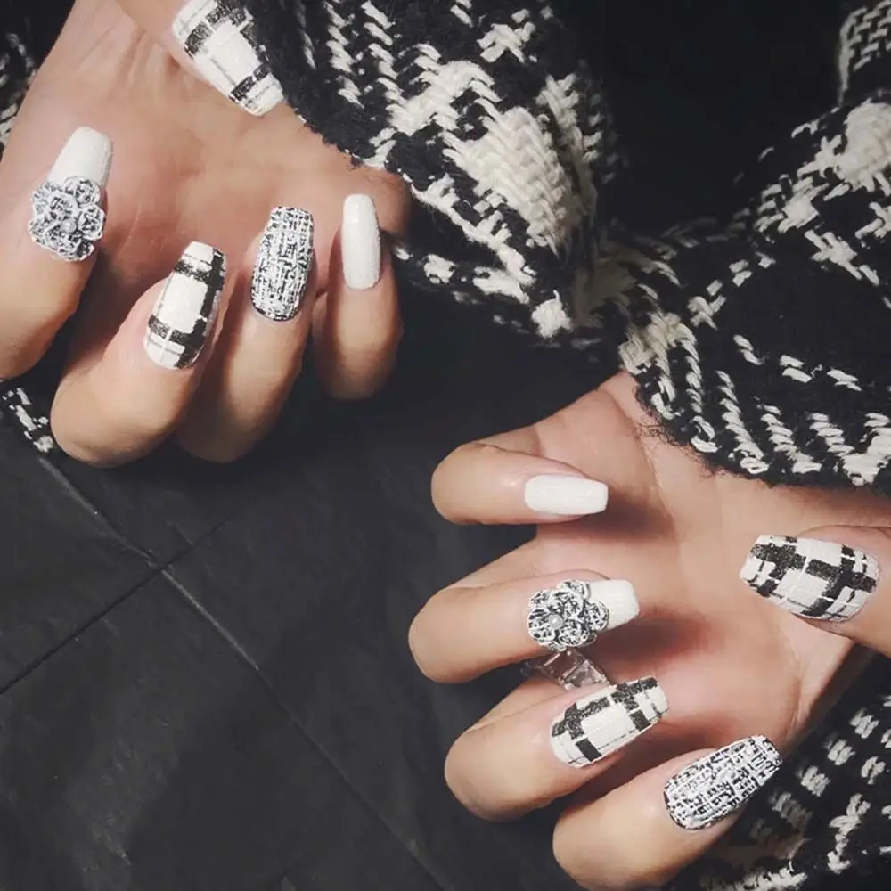

Fashion Grace Back Glue Relief Full Cover Bowknot Nail Art Sticker Manicure Tool Nail Decal DIY Nail Art Decorations