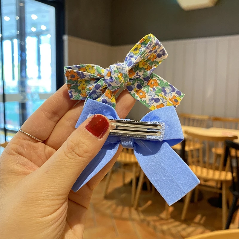 

Baby Girls Boutique Hairpins Korean Children Hair Bows Simple Cute Hair Clips for Barrettes Kids Headwear Hair Accessories