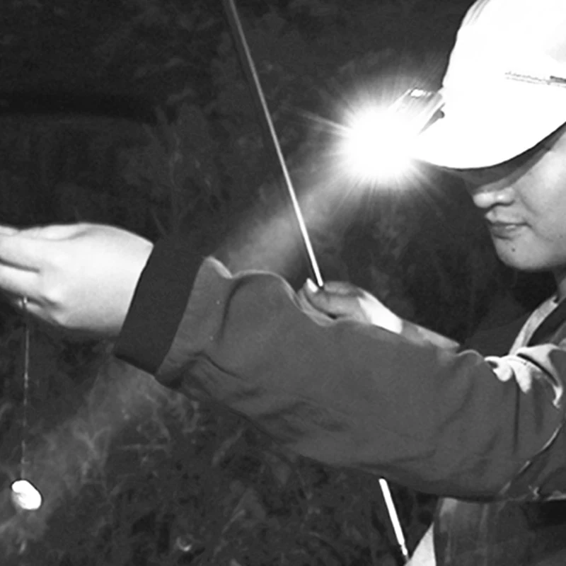 Мини 5 Вт светодиодный головной светильник лампа вращается на 360 градусов датчик