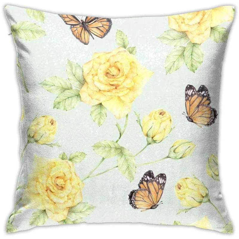

Pillowcase Cotton polyester cushion cover Pillowcase Sofa Home Decor 18 inches x 18 inches (45 x 45 cm)