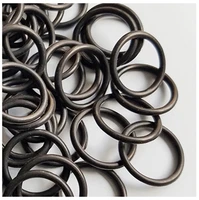 50pcs black cs 1mm od 3 80mm food grade silicon rubber o ring seals washer cross