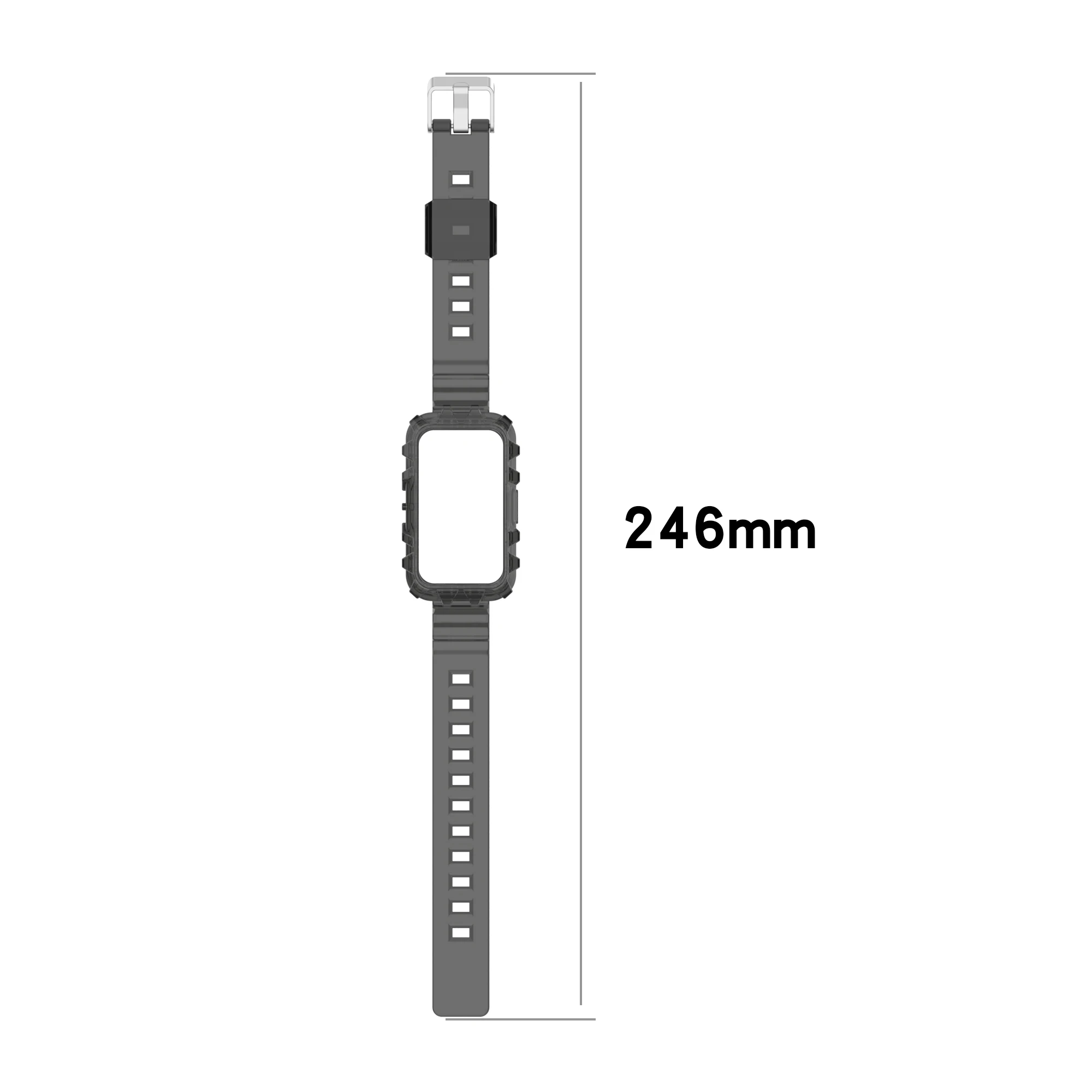 

TPU Transparent Smartband Wrist Watchband Frame Crystal Case For Huawei Honor Band 6 Strap Smart Wristband Bracelet Bumper Cover