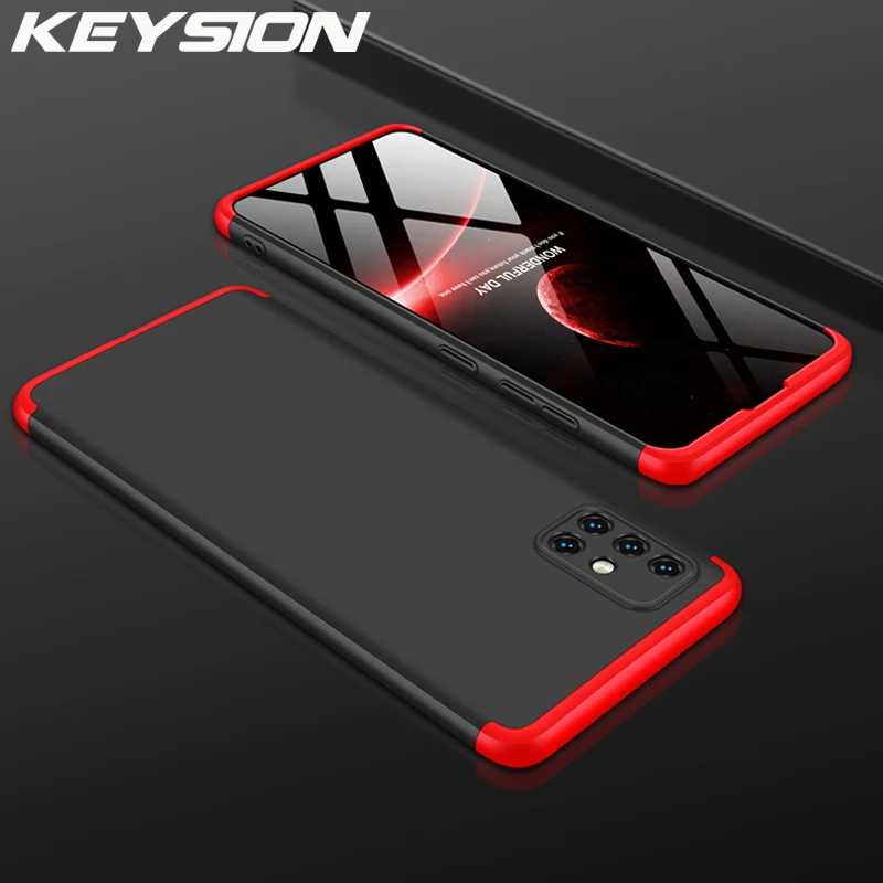 Чехол KEYSION 3 в 1 для Samsung A52 A72 A42 A32 A12 A51 A71 A50 A70 задняя крышка Galaxy S21 Ultra S20 + Plus S10 Lite Note
