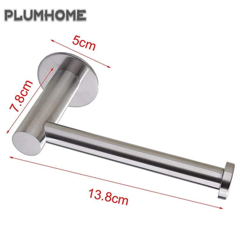 

Toilet Roll Wall Mount Toilet Paper Holder Stainless Steel Bathroom Kitchen Rolls Paper Tissue Towel Accessories Holders