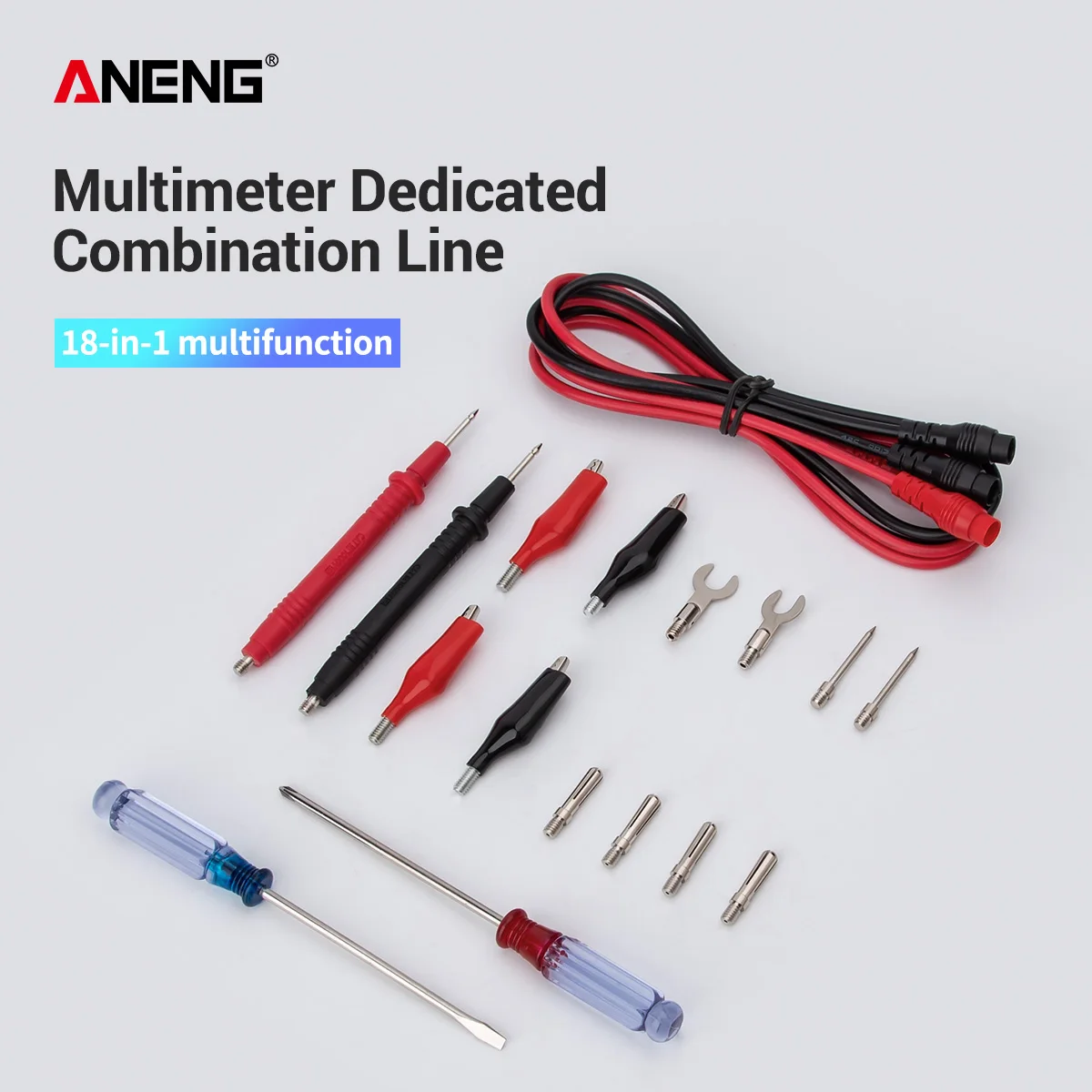 AMITOU PT1020 + Универсальный цифровой мультиметр пробник Тестовые провода игольчатый