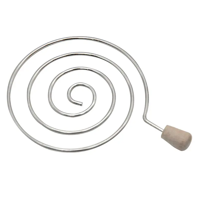 

Metal Swirl Hookah Charcoal Holder Carbon Filter Shisha Bowl Accessories Shield with Wooden Handle