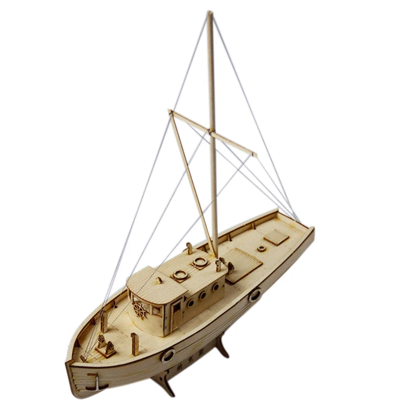 

Ship embly Model Diy Kits Wooden Sailing Boat 1:50 Scale Decoration Toy Gift
