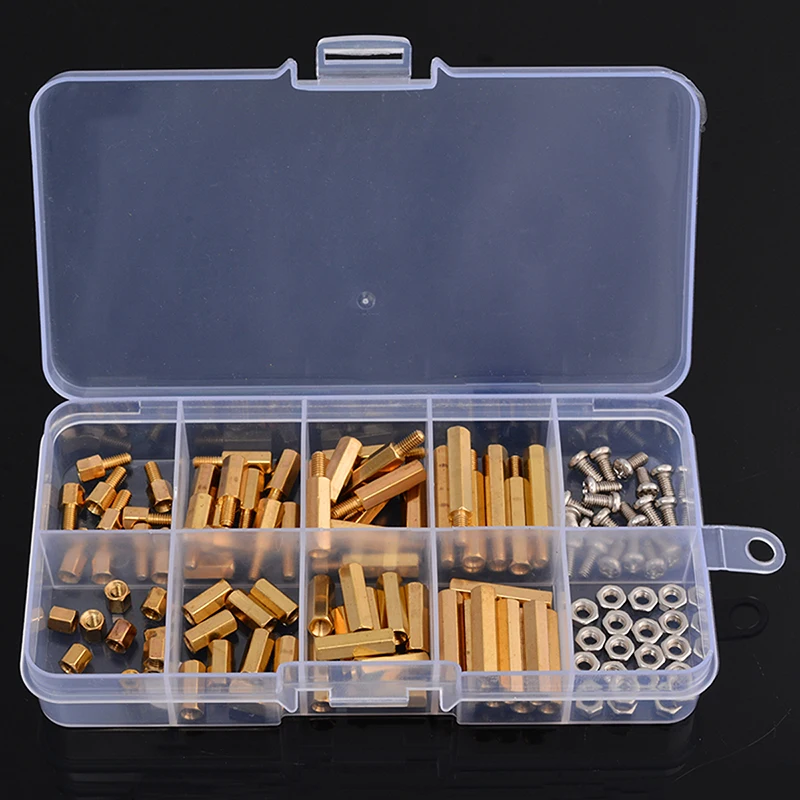 Mayitr 120 шт. M3 распорка Мужская Женская Шестигранная Стандартный комплект для