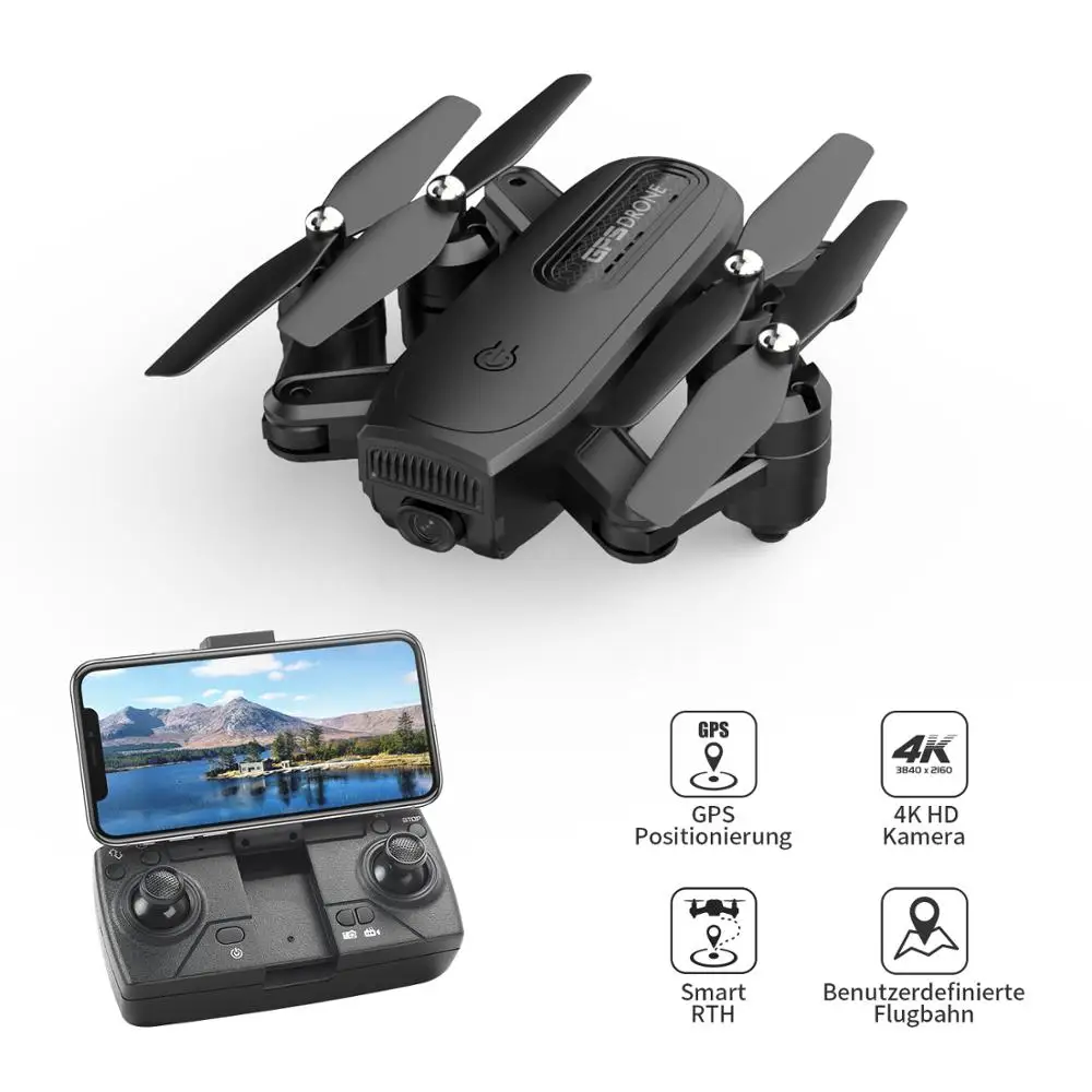 Holy Stone HS350 4K GPS Дрон 5G HD камера Профессиональный складной Радиоуправляемый 110 °