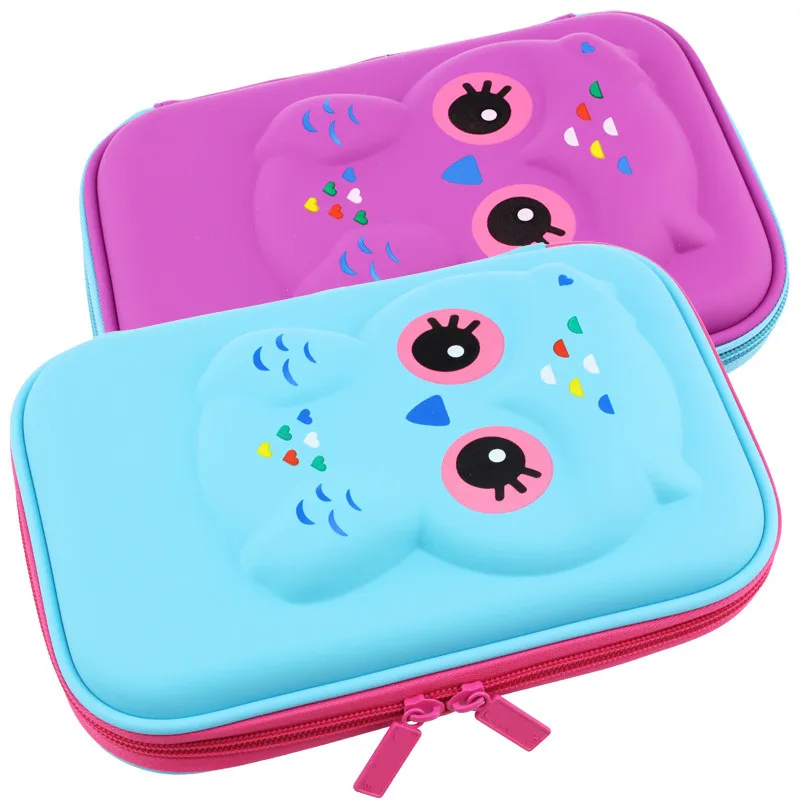 Чехол для карандашей с милыми мультяшными животными 1 шт. пенал из ЭВА