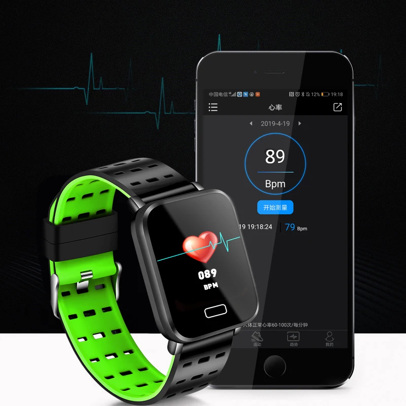 LIGE 2019 новый смарт-браслет для мужчин и женщин фитнес-трекер спортивный режим