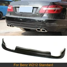 Автомобильный задний бампер из ПУ, диффузор, спойлер для Mercedes Benz W212 E200 E250 E350 E500 E550, стандартный бампер 2010-2013, не для AMG