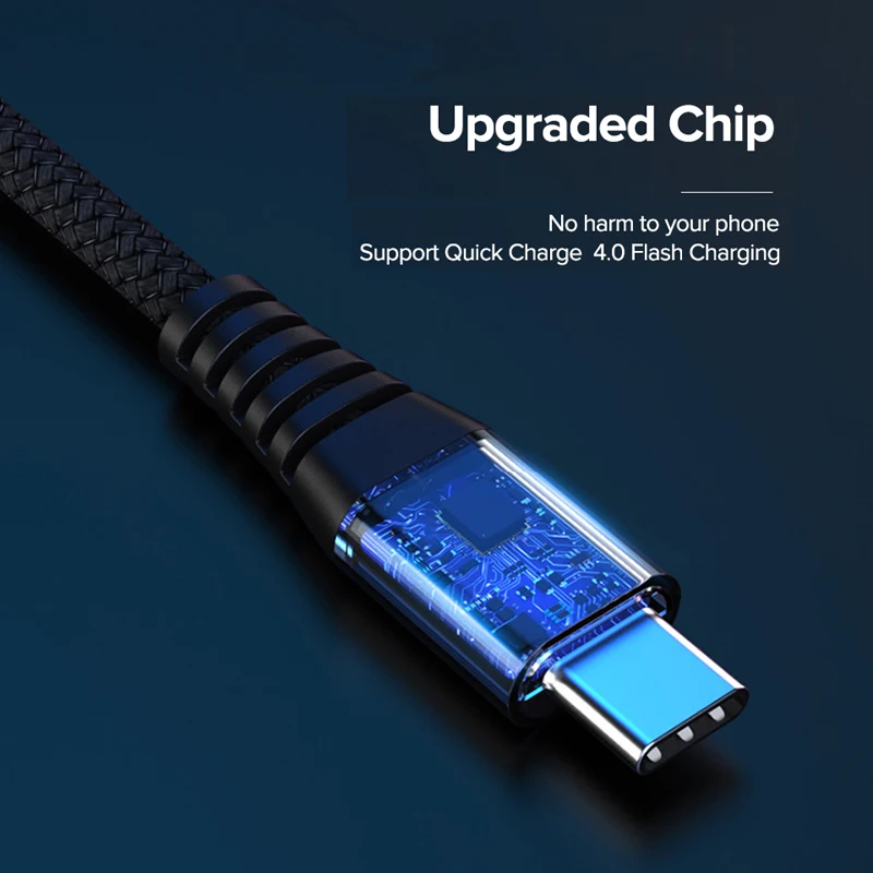 USB Type C to Cable for Samsung Galaxy S10 S9 S8 PD60W Fast Charger Macbook Pro Support Quick Charge4.0 Cord | Мобильные телефоны и