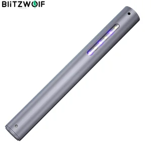 Blitzwolf bw-fun9 uv sterilamp handheld charging household white led sterilization lamp 2 in 1 disinfection lighting lamp 1 Item image