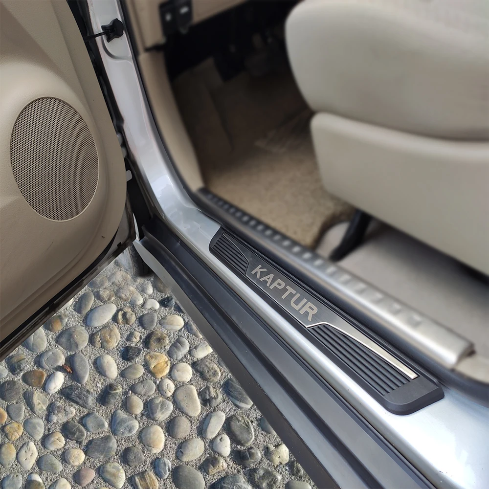 

Auto Accessories For Renault Kaptur Styling 2016 2017 2019 Door Sill Sills Trim Cover Guard Scuff Plate Protector Car Stickers