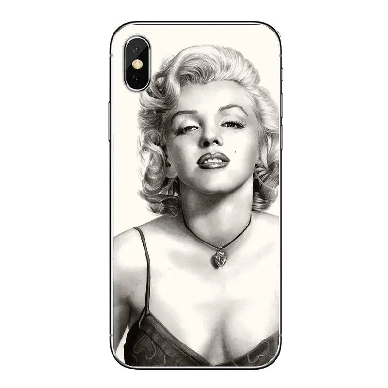 Для samsung Galaxy S2 S3 S4 S5 MINI S6 S7 edge S8 S9 Plus Note 2 3 4 5 8 Coque Fundas Мэрилин Монро сексуальные
