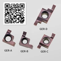 ger100 ger120 ger150 ger200 ger250 ger300 ger350 ger400 a b c d small hole sloting insert cnc grooving cutter tools